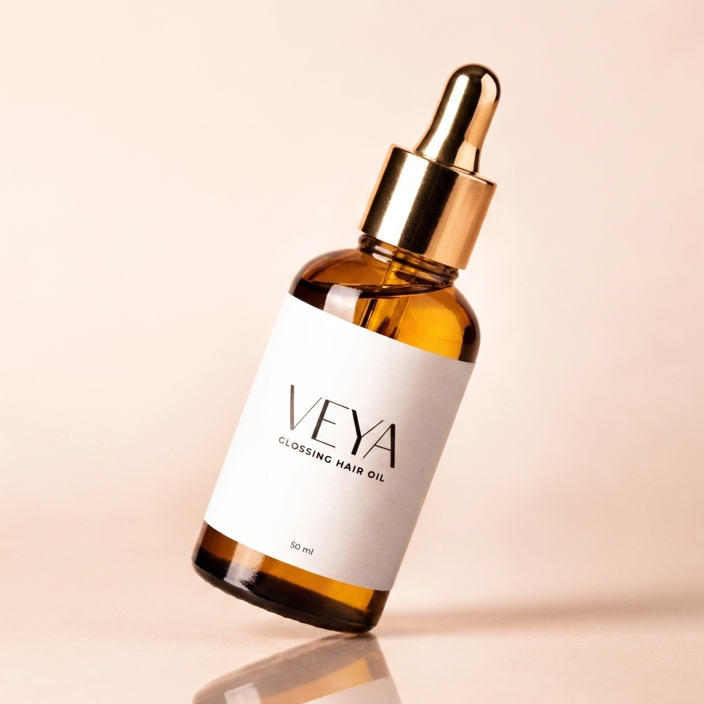 VÉYA Glossing Hair Oil angle