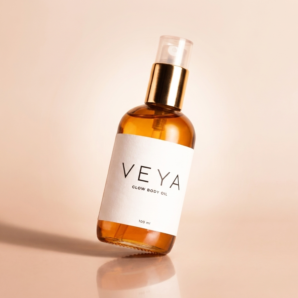 VÉYA Glow Body Oil angle