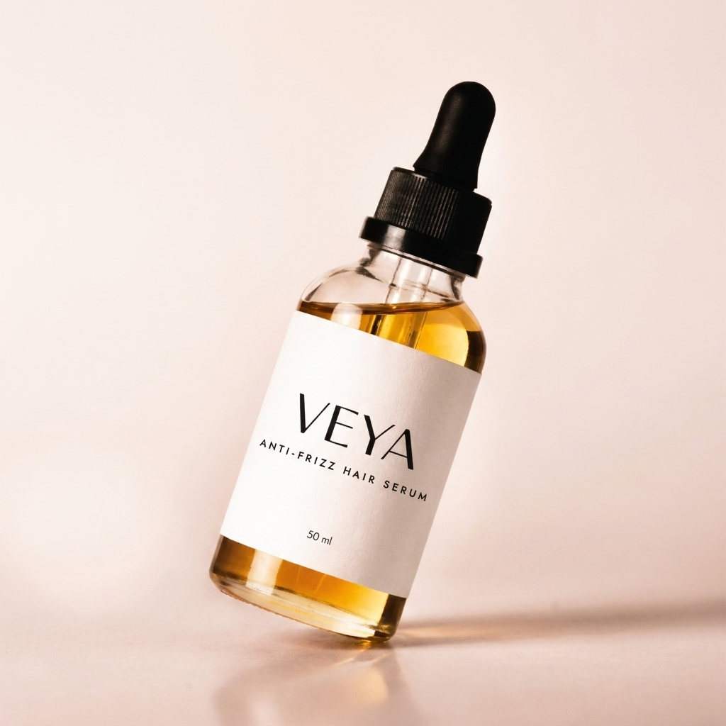 VÉYA Anti-Frizz Hair Serum angle
