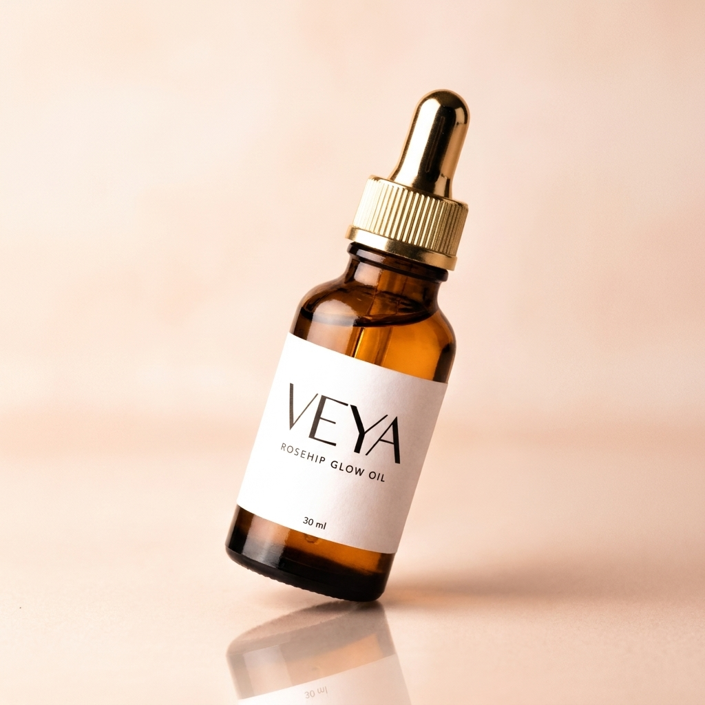 VÉYA Rosehip Glow Oil angle